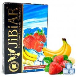 Табак Jibiar Ice strawberry banana (лід полуниця банан) 50g