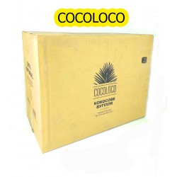 Уголь кокосовый ЯЩИК 1/2 Khmara-Cocoloco 10 кг (25mm) 