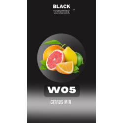 Табак Black&White Citrus mix (Микс цитрусовых,40г) W05