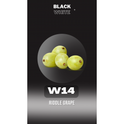 Табак Black&White Riddle grape (Спелый сочный виноград,40г) W14