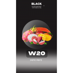 Табак Black&White Exotic Fruits (Микс экзотических фруктов,40г) W20