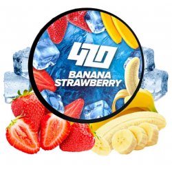 Табак 420 Frost line Banana strawberry (полуниця банан) 100g