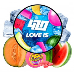 Табак 420 Frost line Love is (баблгам диня кавун) 250g