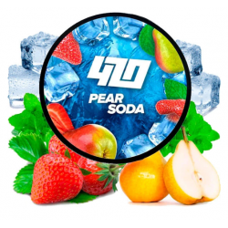 Табак 420 Frost line Pear soda (груша м'ята полуниця) 100g