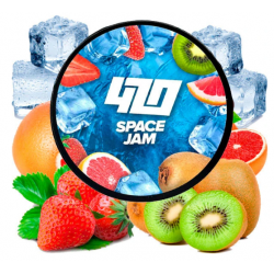 Табак 420 Frost line Space jam (грейпфрут полуниця ківі) 100g