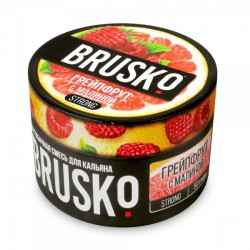 Бестабачная смесь BRUSKO STRONG Грейпфрут с Малиной 50g