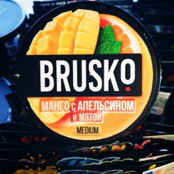 Бестабачная смесь Brusko Манго с Апельсином и Мятой 50g