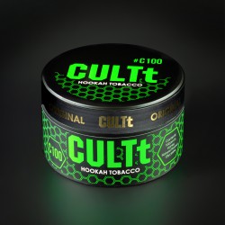Табак CULTt C100 (Зелёное яблоко на льду) 100g.