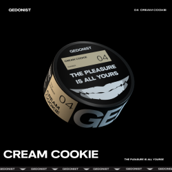 Табак Gedonist 04 Cream cookie (печиво з ірландським кремом) 100gr