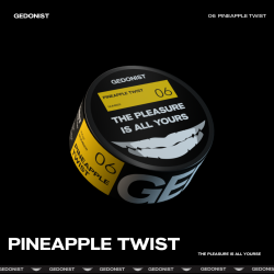 Табак Gedonist 06 Pineapple twist (стиглий солодкий ананас) 100gr