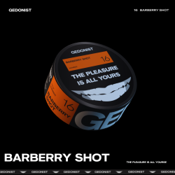 Табак Gedonist 16 Barberry shot (солодка барбарисова цукерка) 100gr