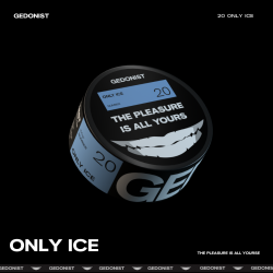 Табак Gedonist Only ice (льодяна прохолода) 100gr