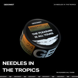 Табак Gedonist 24 Needles in the tropics (Манго,мандарин,прохолодна хвоя) 100gr
