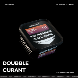 Табак Gedonist 01 Double currant (червона та чорна смородина) 200gr