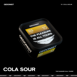 Табак Gedonist 10 Cola sour (кола з лимоном) 200gr