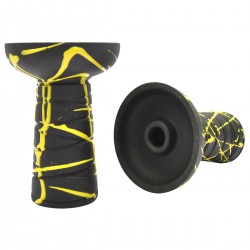  Чашка Gusto Bowls Cl.Phunnel Black Glaze (Yellow)