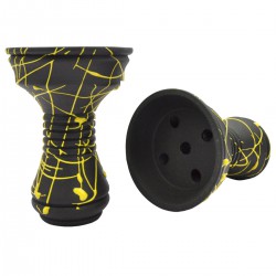  Чашка Gusto Bowls Killa Black Glaze (Yellow)