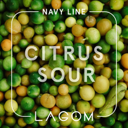 Табак Lagom Navy line Citrus Sour (Поєднання соковитого лайму та лимону) 40gr