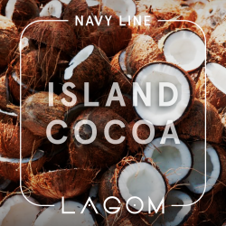 Табак Lagom Navy line Island Cocoa (Шоколадне печиво з кокосом) 40gr
