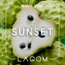 Табак Lagom Navy line Sunset (Кисло-солодко квітковий смак) 200gr