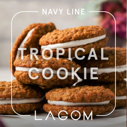 Табак Lagom Navy line Tropical Cookie (Печиво з кремом тропічних фруктів) 40gr