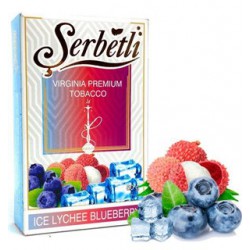Табак Serbetli Ice Lychee Blueberry 50g.