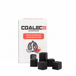 Уголь кокосовий CoalEco 1kg (25mm)