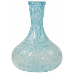 Колба для кальяна Glass Might WHITE-BLUE Колба для кальяна Glass Might WHITE-BLUE