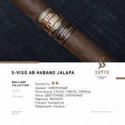 Табак SATYR Brilliant Collection 5 Viso AB Habano Jalapa 100g.