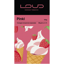 Табак Loud Pinkl 100g (Солодке полуничне морозиво)