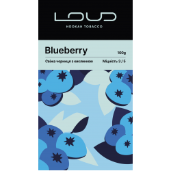 Табак Loud Blueberry 100g (Свіжа чорниця з кислинко)