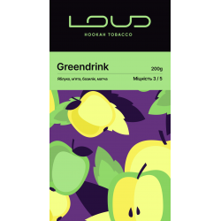 Табак Loud Greendrink (Мікс яблука, базиліку, м’яти і матчі) 200gr
