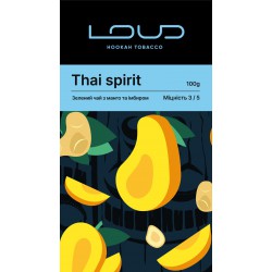 Табак Loud Thai spirit 100g (Зелений чай з манго та імбиром)