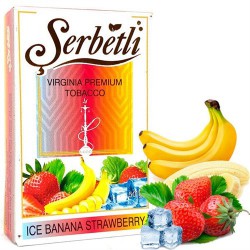 Табак Serbetli Ice Banana-Strawberry 50g.