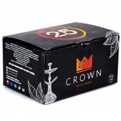Уголь кокосовый Crown 1кг (25mm)